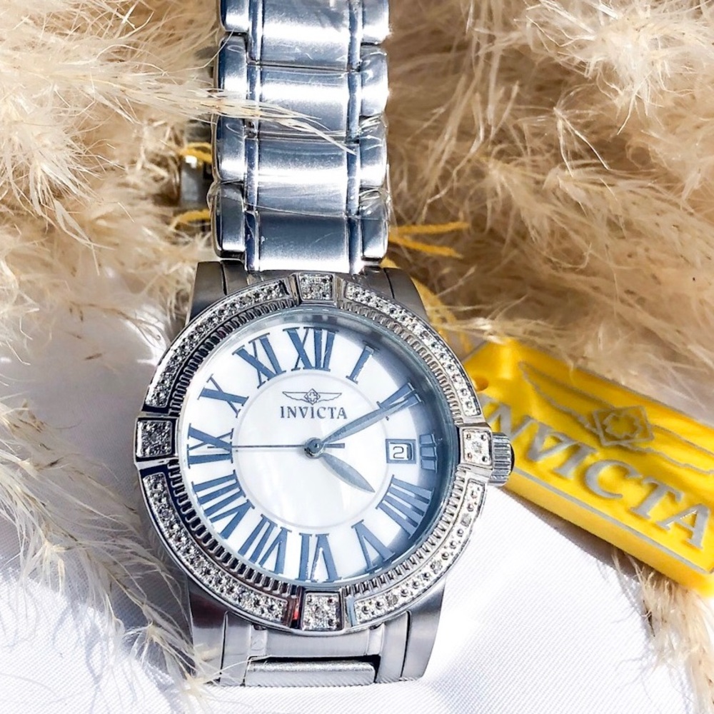🆕SWISS MADE Special Edition Invicta Diamond  & Mother of Pearl Watch